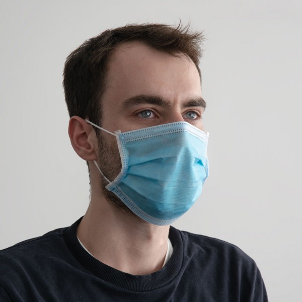 Masque facial, jetable 50 pièces