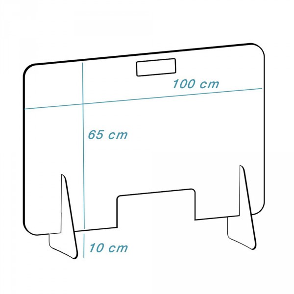 Disque en plexiglas &#039;mobile-haut&#039;, Transparente