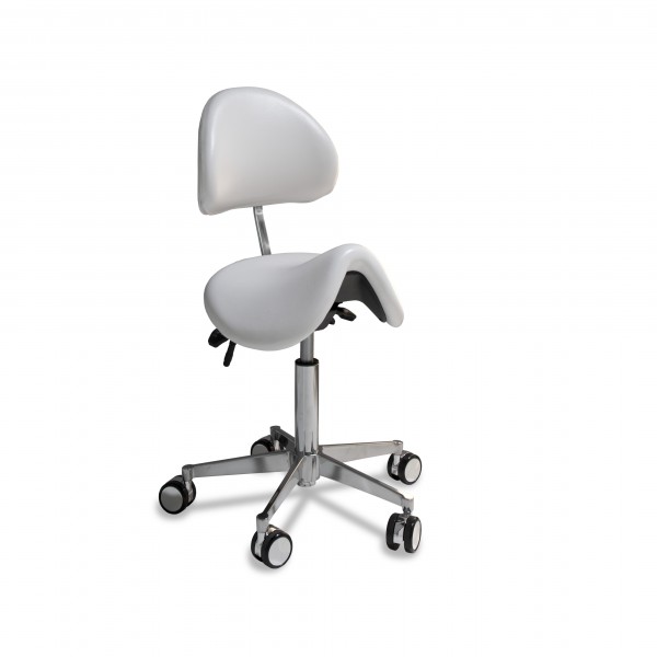 Chaise avec assise en forme de selle anatomique small