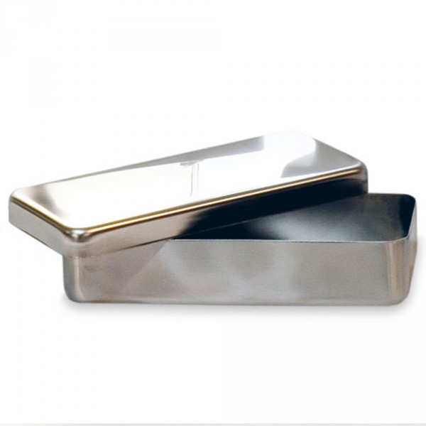 Boite pour instruments en inox, 18 x 8 x 4 cm