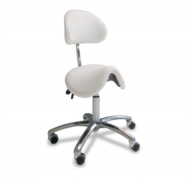 Siège avec assise en forme de selle anatomique small