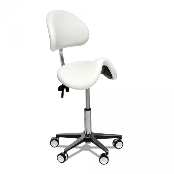 Chaise avec assise en forme de selle anatomique small