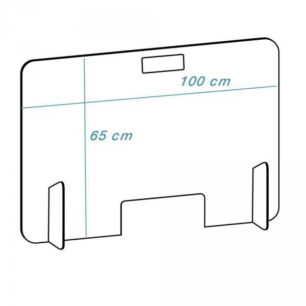 Disque en plexiglas &#039;mobile-deep&#039;, Transparente