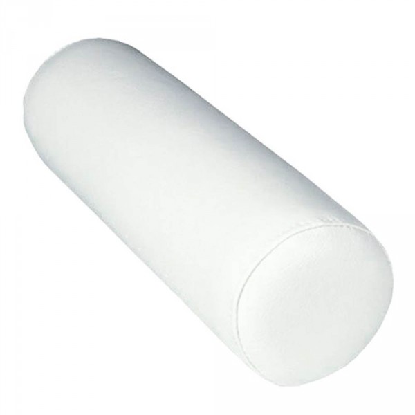 Coussin cylindrique, 60cm, blanc