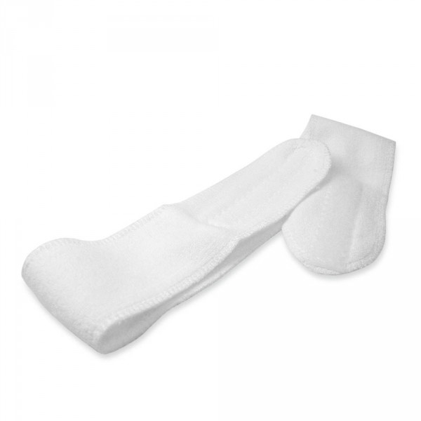 Bandeau en éponge, blanc, 6 cm